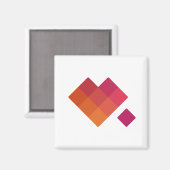 Geben, was wir logomark können magnet (Vorderseite/Rückseite)