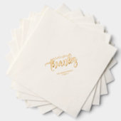 Geben wir Dankeschön Erntedank Party Personalisier Servietten Mit Folie (Insitu (Gestapelt))