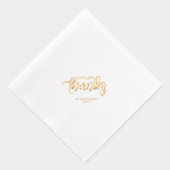 Geben wir Dankeschön Erntedank Party Personalisier Servietten Mit Folie (Rechts)