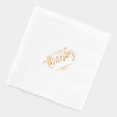 Geben wir Dankeschön Erntedank Party Personalisier Servietten Mit Folie (Links)