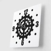 Geber Quadratische Wanduhr (Winkel)