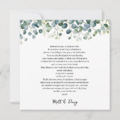 Gebet am Hochzeitstag Karte (Vorderseite)