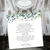 Gebet am Hochzeitstag Karte