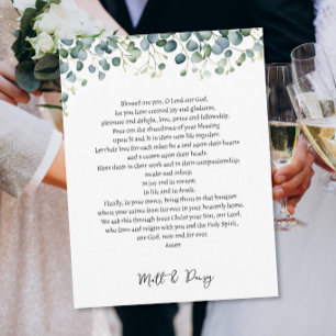Gebet am Hochzeitstag Postkarte