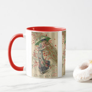Gebet an den Heiligen Valentin, Vintage Victorian Tasse