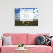 Gebet ändern - Vertrauen Leinwanddruck (Insitu (Wohnzimmer))