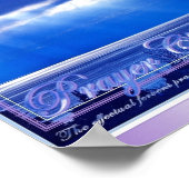 Gebet ändert Dinge Poster (Ecke)