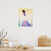Gebet Angel Poster (16x20) (Küche)