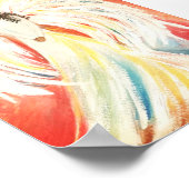 Gebet Angel Premium Leinwand Poster (12x18) (Ecke)