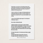 Gebet bis St. Longinus - Jahrhundert bei Kreuzigun (Rückseite)