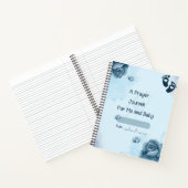 Gebet-Buch für Sie und Baby Notizblock (Innenseite)