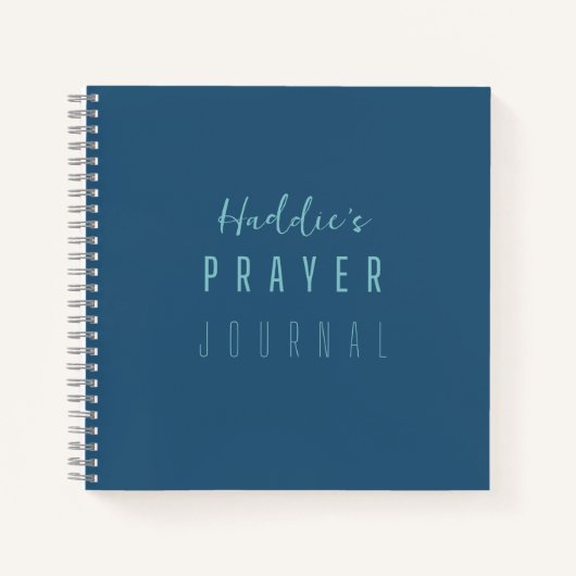 Gebet Bullet Journal. Individuelle Name. Notizbüch Notizblock (Vorderseite)