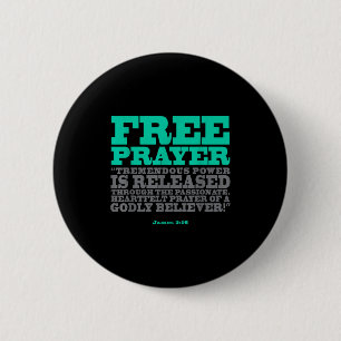 Gebet Christlicher Gott Bibel Jakobus 5_16 Button
