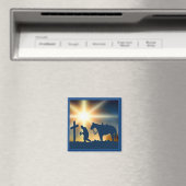 Gebet Cowboy mit Pferd am Kreuz Magnet (In Situ (Geschirrspüler))