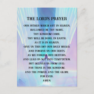 Gebet - Das Gebet des Herrn Postkarte