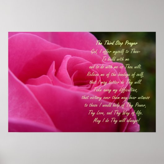 Gebet der dritten Stufe Poster (Vorne)