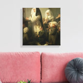 Gebet der Kinder, die an Ringwurm leiden Leinwanddruck (Insitu (Wohnzimmer))