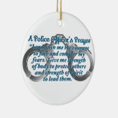 Gebet der Polizeibeamten Keramik Ornament (Rechts)
