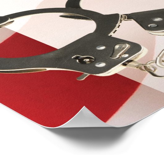 Gebet der Polizeibeamten Poster (Ecke)