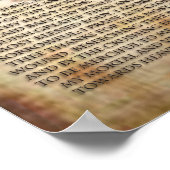 Gebet der Schulterwunde Jesu. Poster (Ecke)