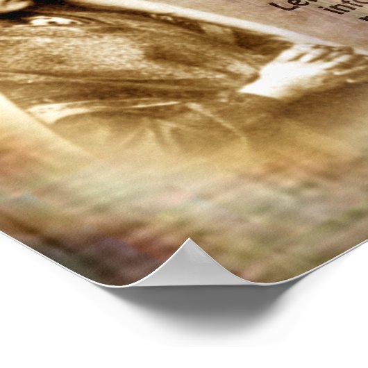 Gebet der St. Bernadette Poster (Ecke)