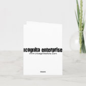 Gebet des Bühne-Managers Karte (Rückseite)