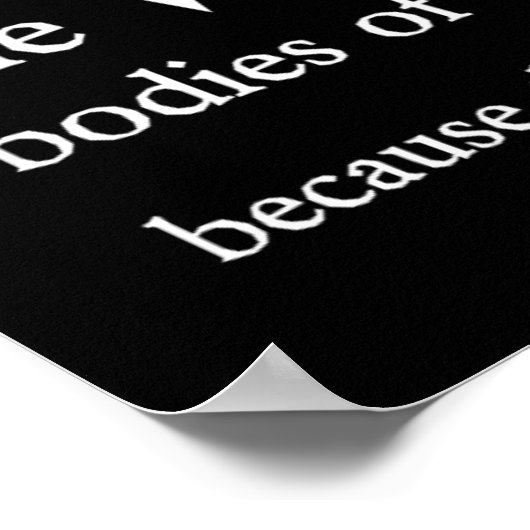 Gebet des Bühne-Managers Poster (Ecke)