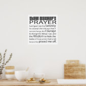 Gebet des Bühne-Managers Poster (Küche)