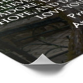 Gebet des Engels von Portugal. Poster (Ecke)