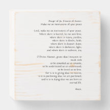 Gebet des Friedens durch den Heiligen Franz von As