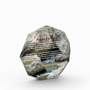 Gebet des Friedens Fotoblock