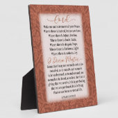 Gebet des Friedens - Heiliger Franziskus von Assis Fotoplatte (Seite)