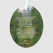 Gebet des Friedens Ornament (Vorderseite)