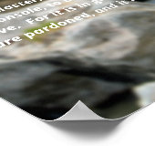 Gebet des Friedens Poster (Ecke)