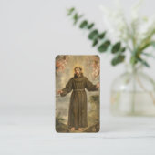 Gebet des Heiligen Franziskus von Assisi, Heilige Platzkarte (Stehend Vorderseite)