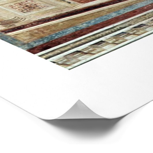 Gebet des Heiligen Franziskus von Giotto Di Bondon Poster (Ecke)