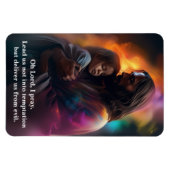 Gebet des Schutzes Jesus Christus Gewohnter Text Magnet (Horizontal)