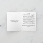 Gebet des Veterans Tages Karte (Innenseite)