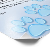 Gebet eines Tieres - Fotodruck (Ecke)