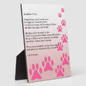 Gebet eines Tieres - Fotoplatte (Seite)