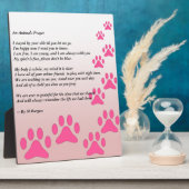 Gebet eines Tieres - Fotoplatte (Seite)