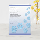 Gebet eines Tieres - Karte (Gelbe Blume)