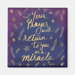 Gebet Faith Miracle Hope Affirmation Magnet
