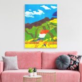 Gebet-Flaggen II Leinwanddruck (Insitu (Wohnzimmer))