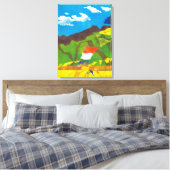 Gebet-Flaggen II Leinwanddruck (Insitu (Schlafzimmer))