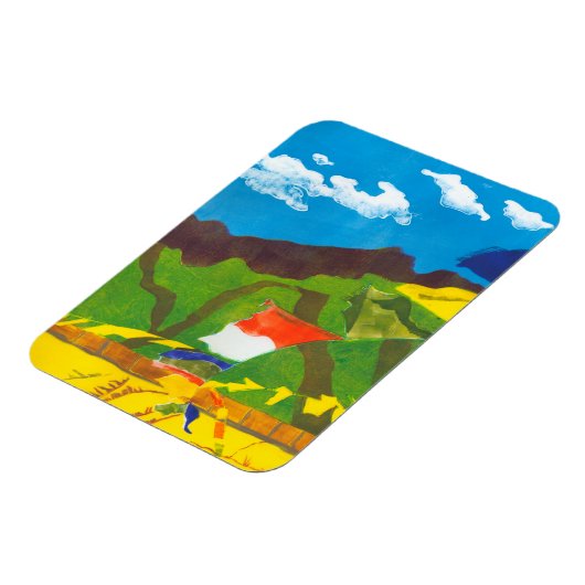 Gebet-Flaggen II Magnet (Linke Seite)