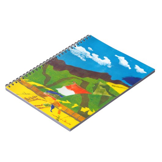 Gebet-Flaggen II Notizblock (Linke Seite)