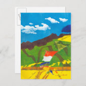 Gebet-Flaggen II Postkarte (Vorne/Hinten)