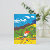 Gebet-Flaggen II Postkarte (Stehend Vorderseite)