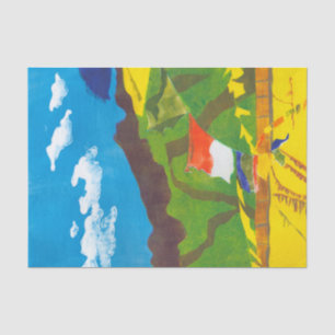 Gebet-Flaggen II Seidenpapier